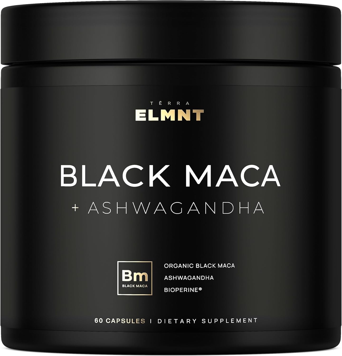 40x Strength Organic Black Maca Root with Ashwagandha Supplement