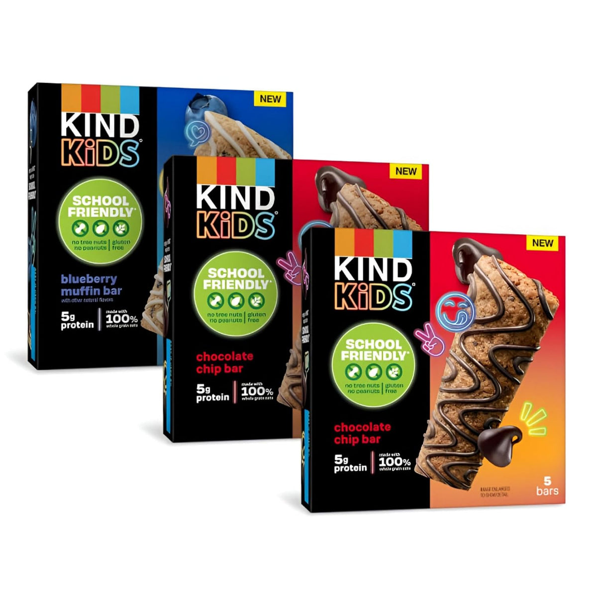 KIND Kids Granola Bars Variety Pack, Gluten Free, Low Sodium, 15 Count