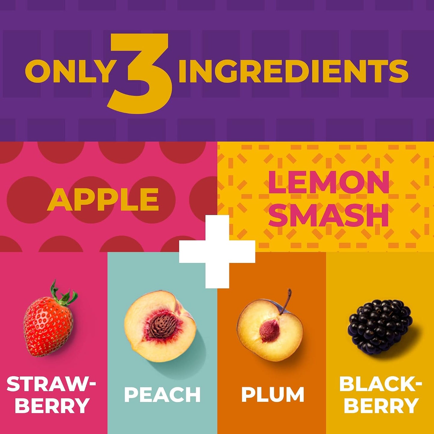 Fruit Snacks by Zest Delites, Apple-Based Strips, 36 Pieces, 0.88 oz Each