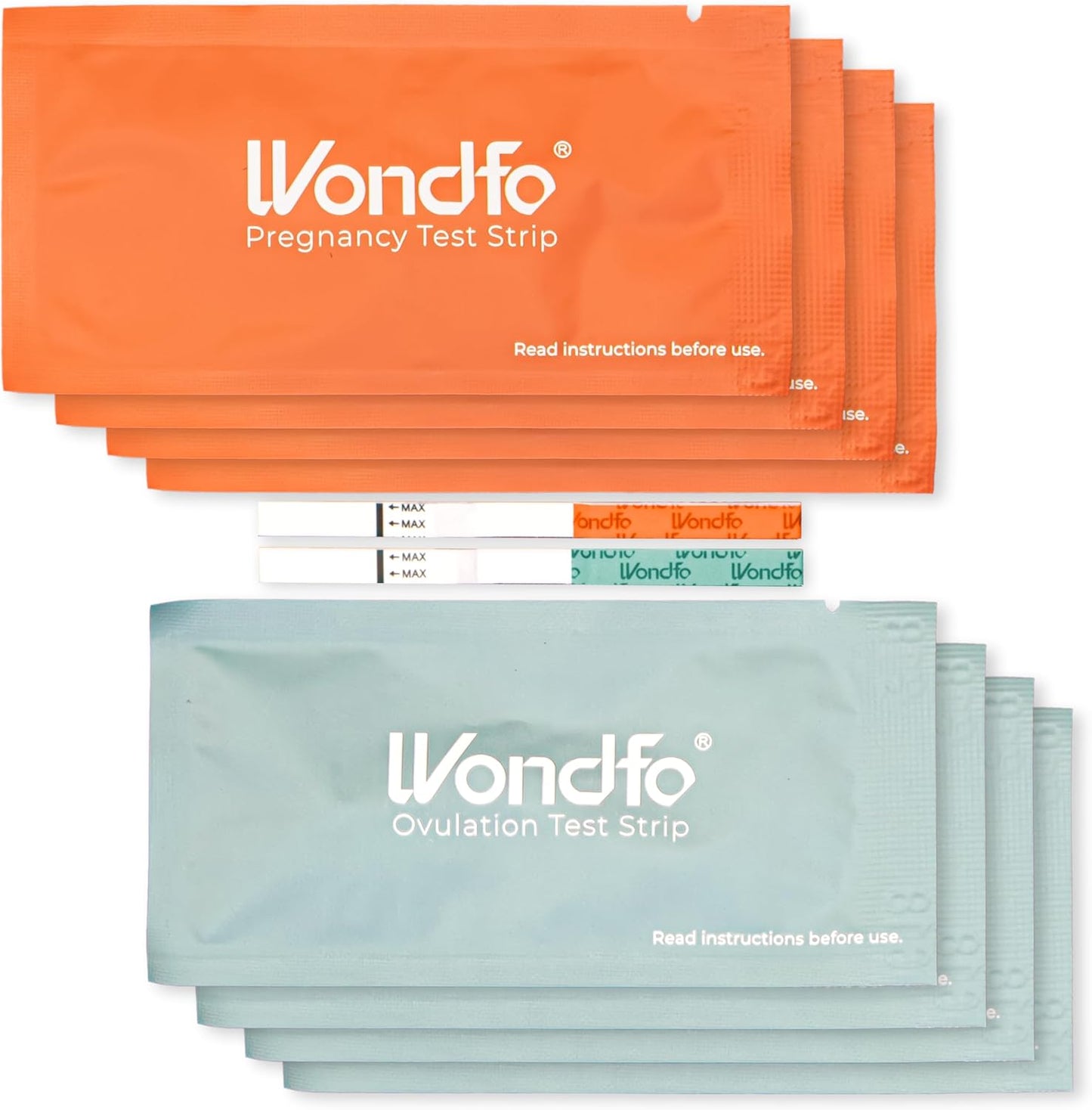 Wondfo 50 Ovulation and 20 Pregnancy Test Strips Kit