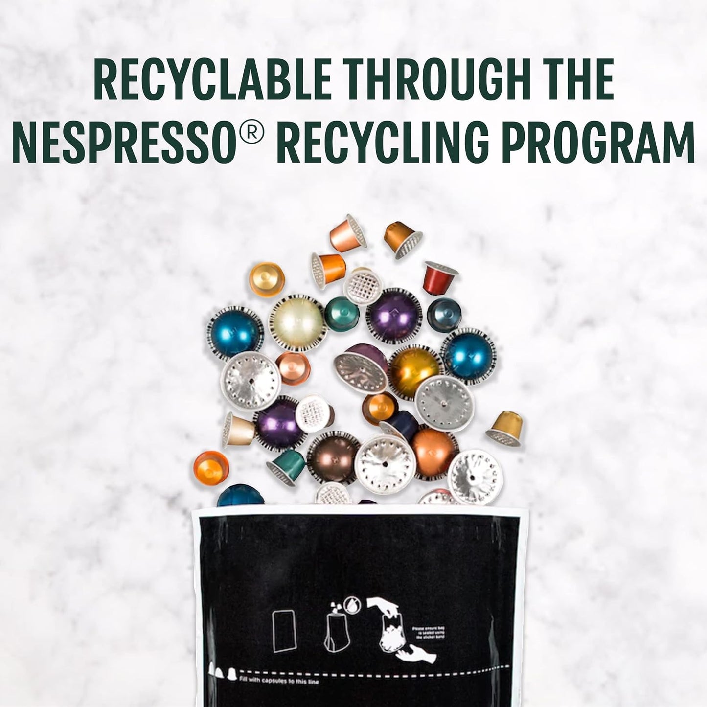 Starbucks by Nespresso Vertuo French Roast Dark Roast Coffee Pods 32-count