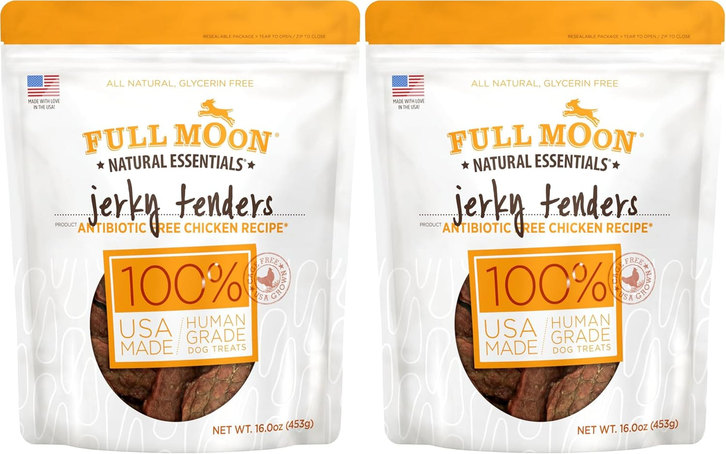 All Natural Beef Jerky Tenders for Dogs, 24 oz, Human Grade, Free Range