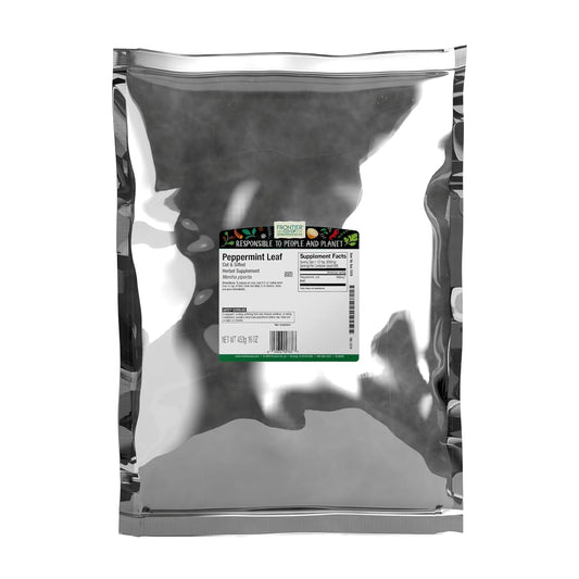 Frontier Co-op 16 ounce Peppermint Leaf, cut and sifted, Kosher, non-irradiated