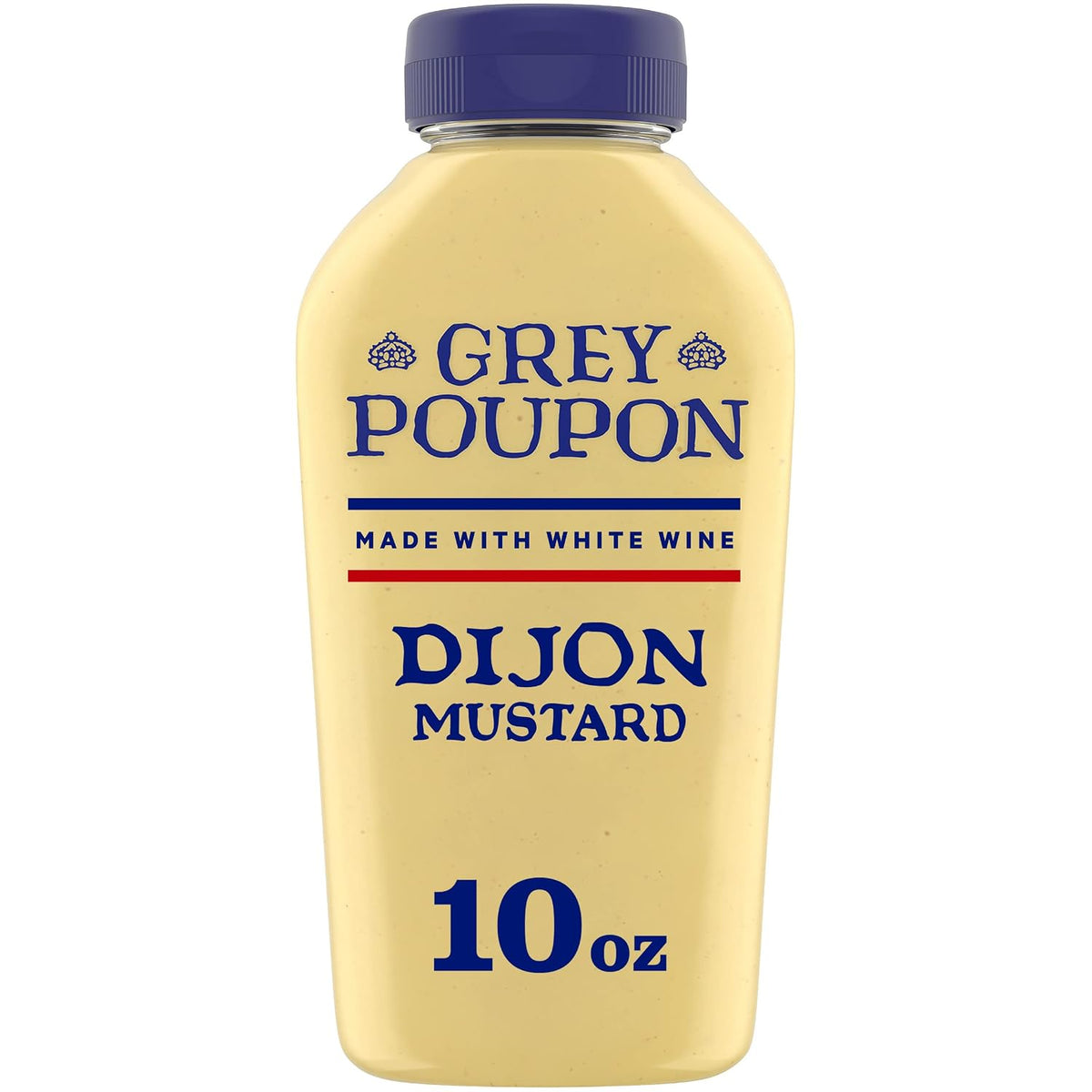 Grey Poupon Dijon Mustard: 10 oz Squeeze Bottle with Bold, Creamy Flavor