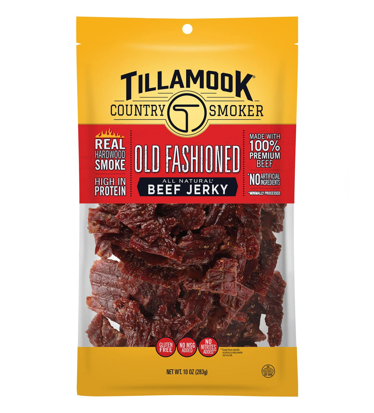 Tillamook Country Smoker Real Hardwood Smoked Beef Jerky Product Details