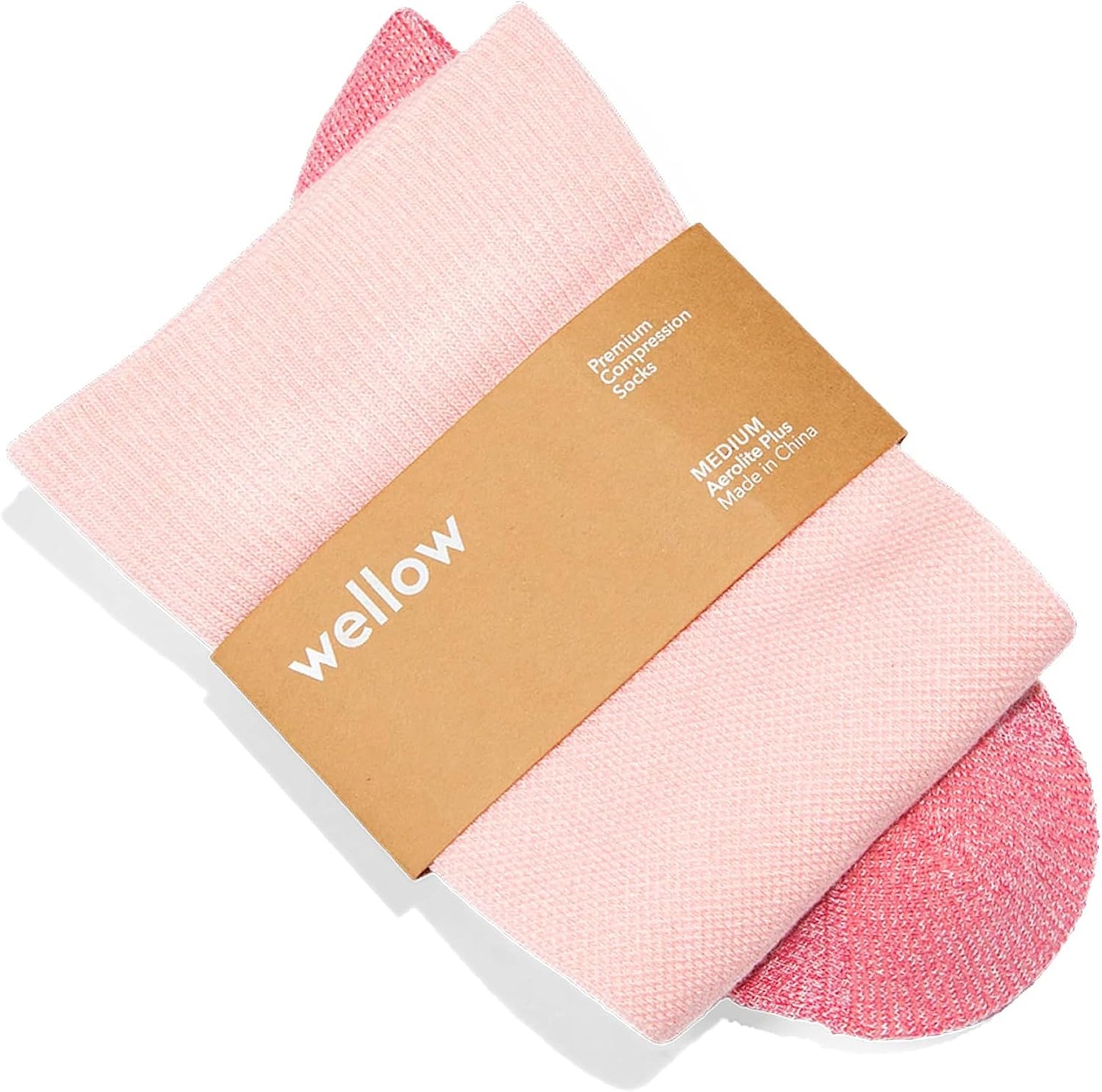 Wellow Aerolite+ Knee High Compression Socks 18-25mmHg for Women & Men