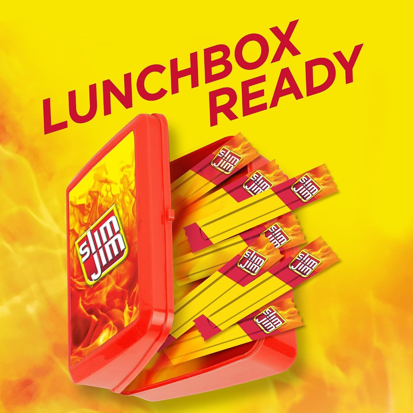 Slim Jim Original Snack Size Sticks, 46 Count, 0.28 oz Each, Beef, Pork, Chicken