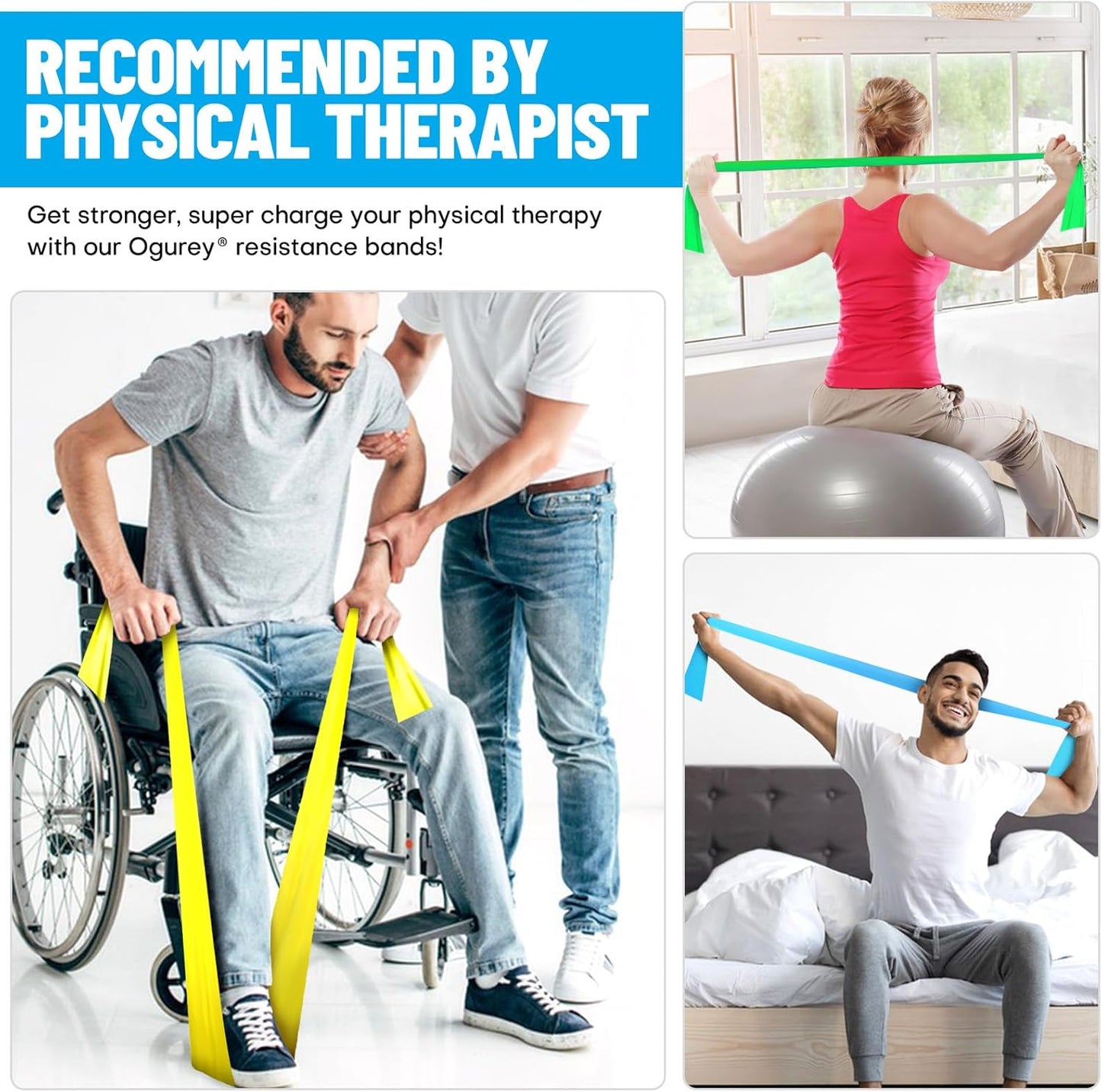 Professional Resistance Bands for Strength Training and Physical Therapy