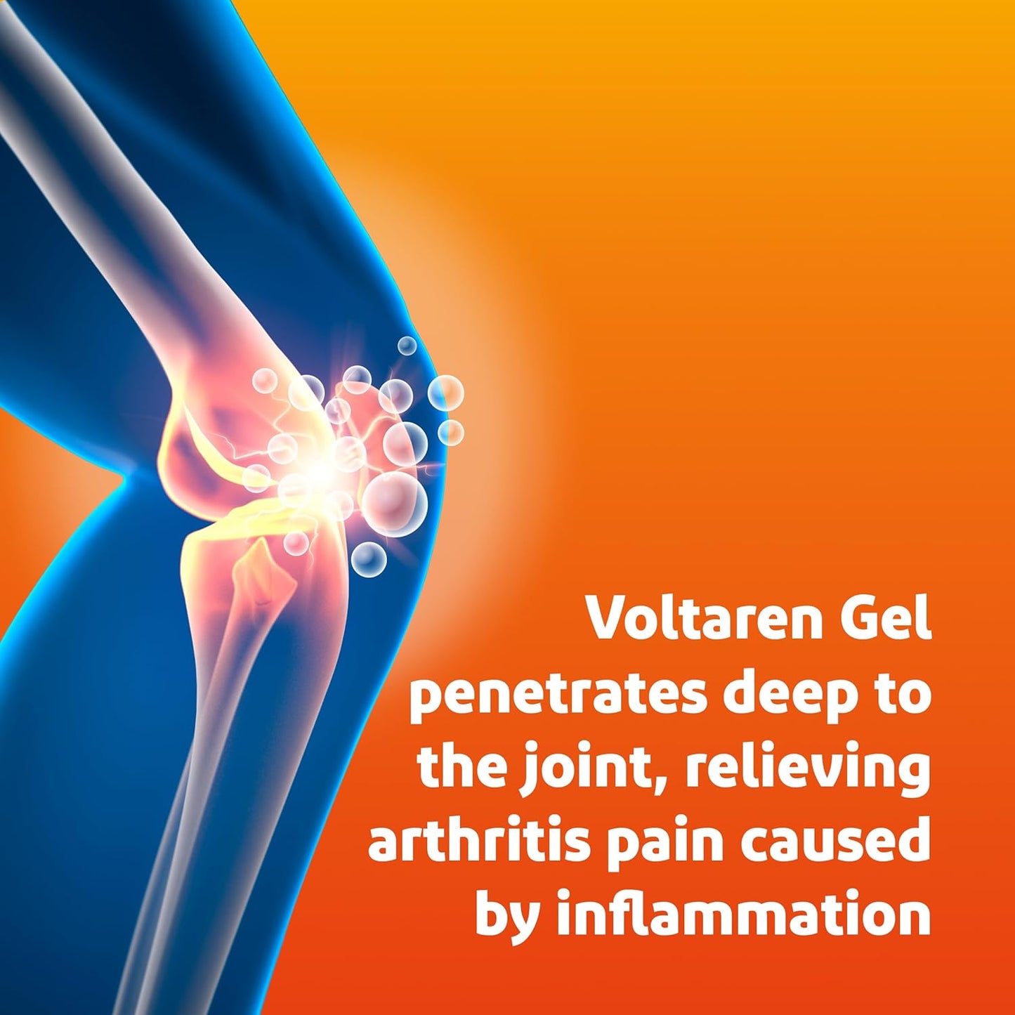 Voltaren Arthritis Pain Gel for Topical Relief with Diclofenac - 100g and 20g Tubes