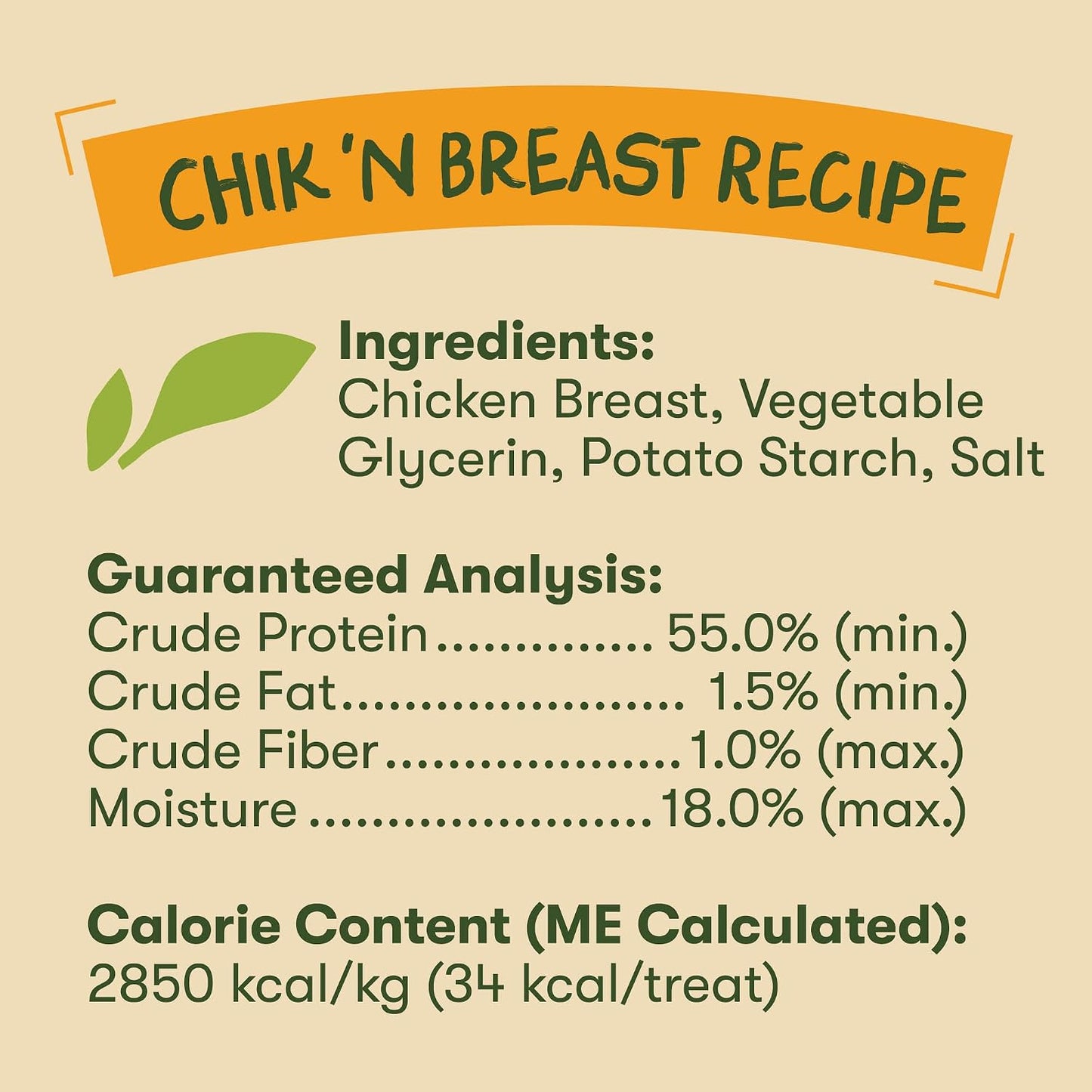 Pet 'n Shape Chik 'n Breast Jerky Dog, 1 Pound, Grain Free, No Artificial Additives