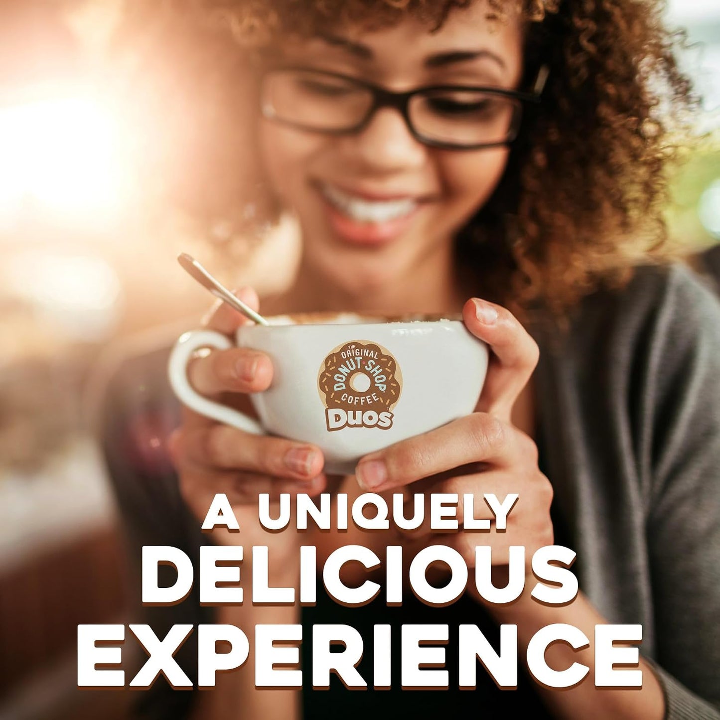 The Original Donut Shop Duos Nutty + Caramel Coffee Keurig K-Cup Pods 60 Count