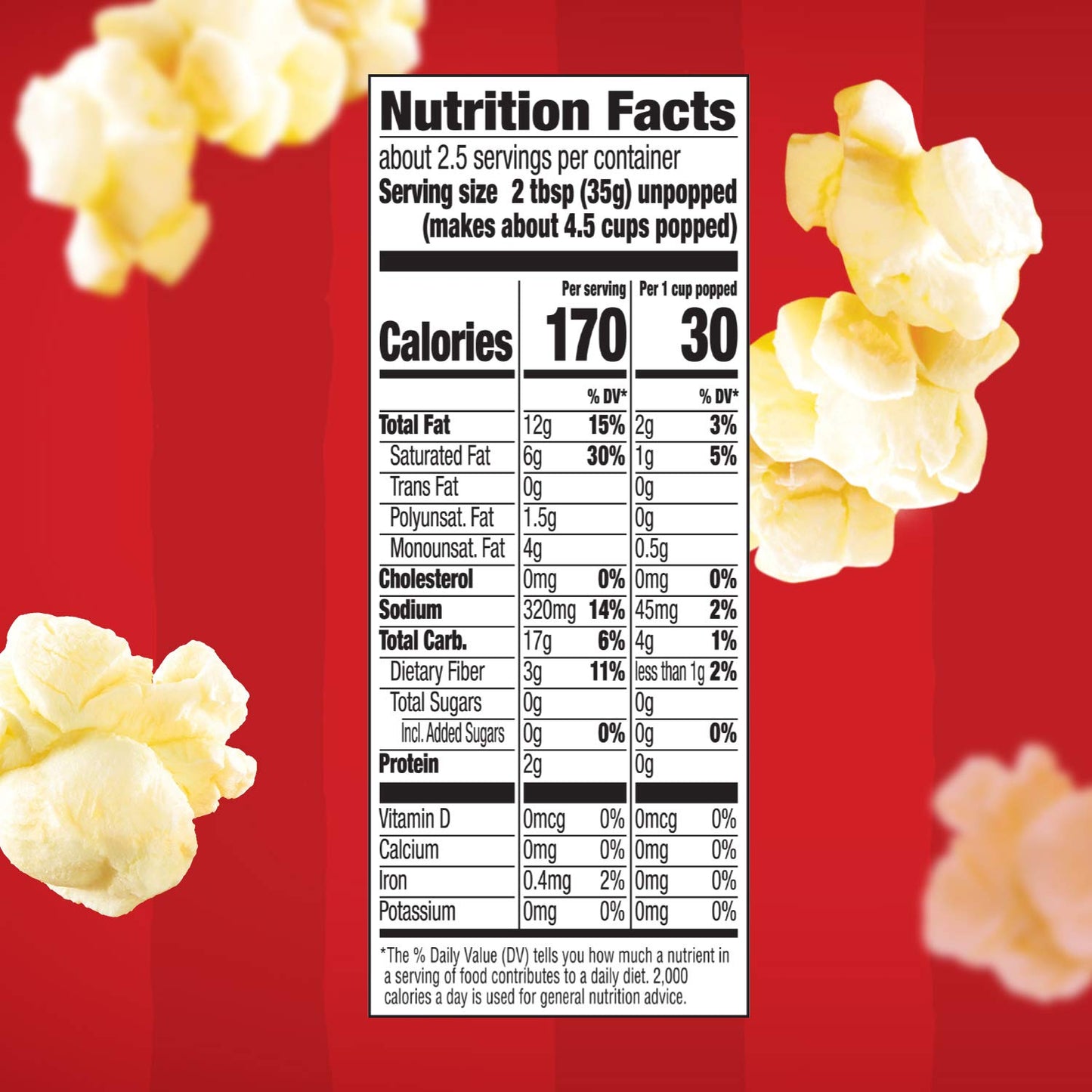 Orville Redenbacher's Microwave Popcorn, 36-Count, 3.29 oz. Bags