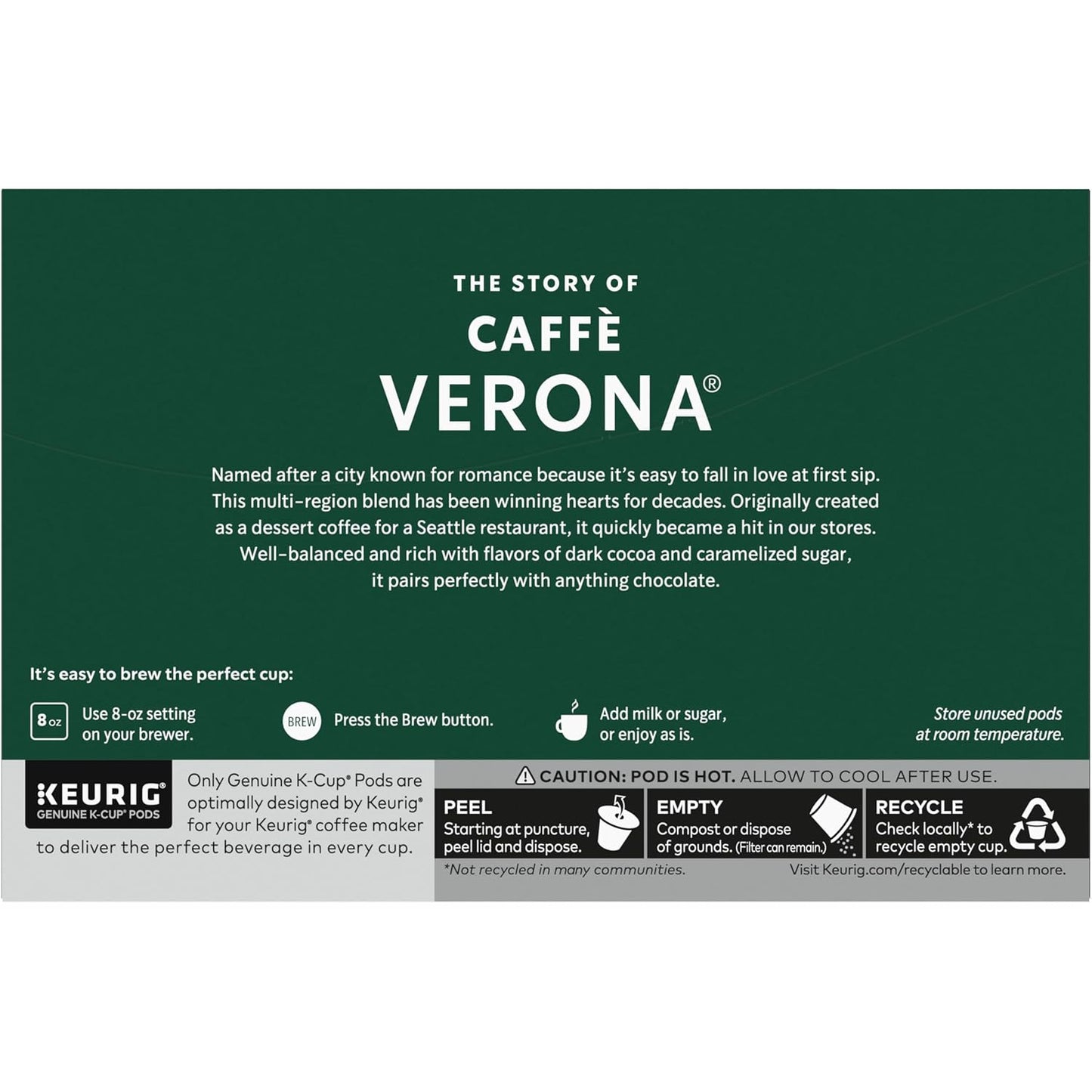 Starbucks K-Cup Coffee Pods, Dark Roast, 60 Count, Keurig Compatible