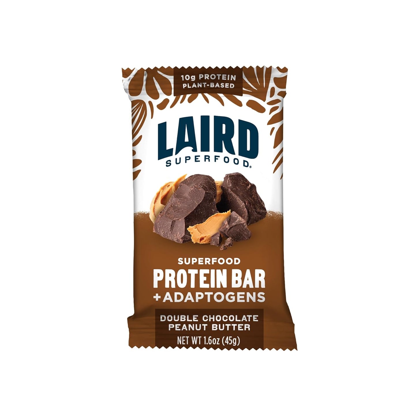 Laird Superfood Functional Protein Bars, 10g Plant-Based Protein, 6g Fiber, 5 Flavor Variety Pack, 10 Count