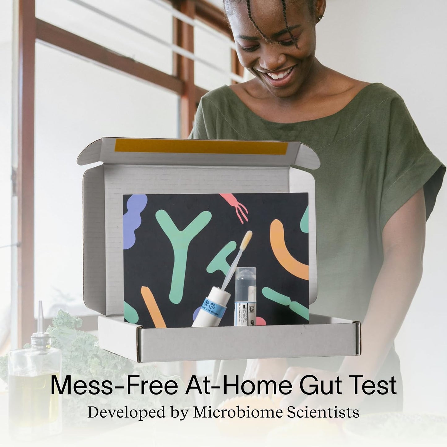 Tiny Health Gut Health Test Kit for Adults, Fast and Mess-Free Home Test