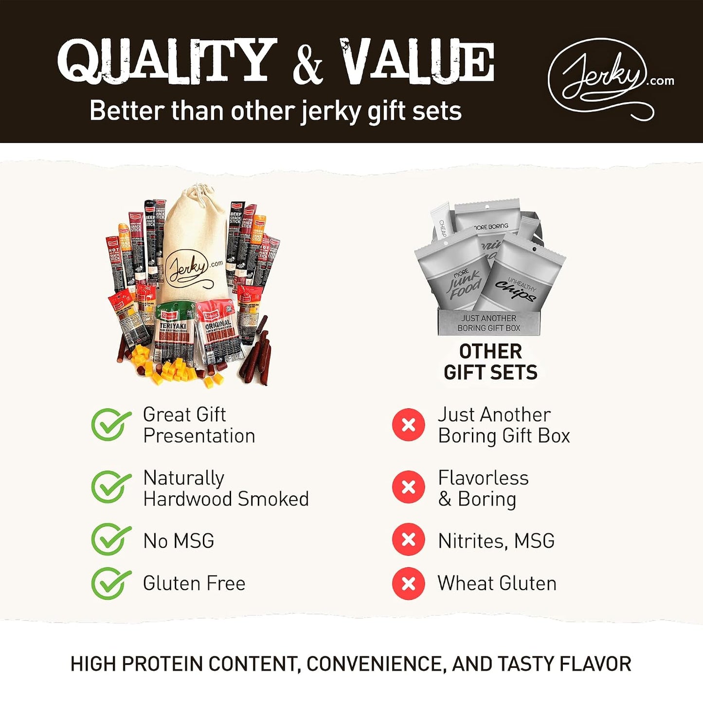 Jerky.com 26pc Meat Sticks Variety Pack, Gluten Free & Keto, 9 Different Flavors
