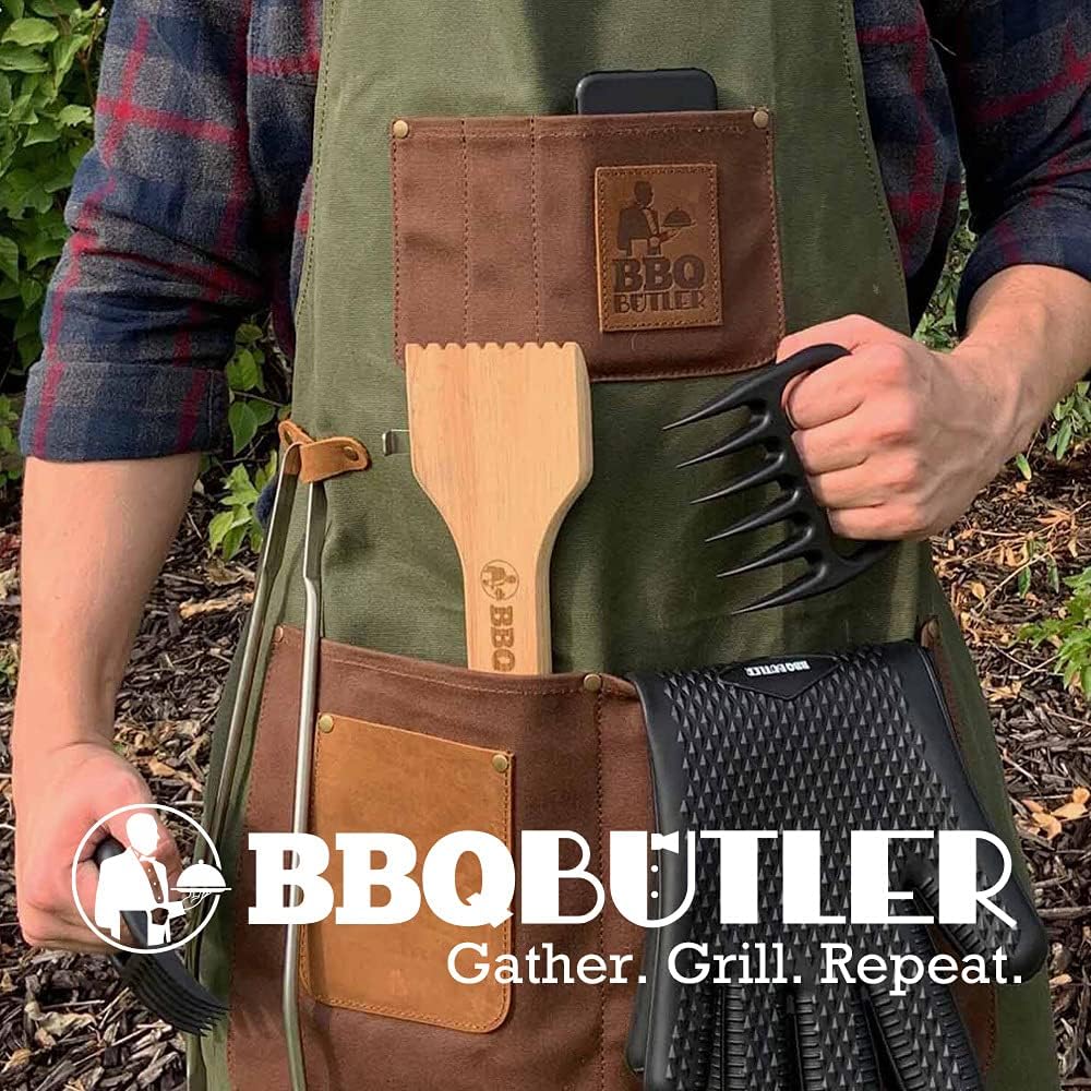 Bear Paws Meat Claws - The Original BBQ Meat Shredder Claws for Pulled Pork, USA Made - Easily Lift, Shred, Pull and Serve Pork, Chicken, Brisket and Turkey - Valentine’s Day Gifts for Men (Teal)