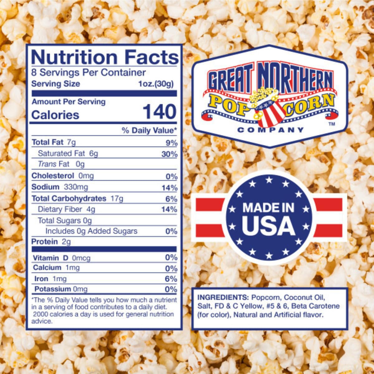 Bulk Popcorn Machine Packets with Kernels, Oil, and Salt for 24 Servings