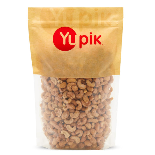 Yupik Roasted Salted Whole Cashews, 2.2 lb, Gluten-Free, Kosher, Vegan Snack