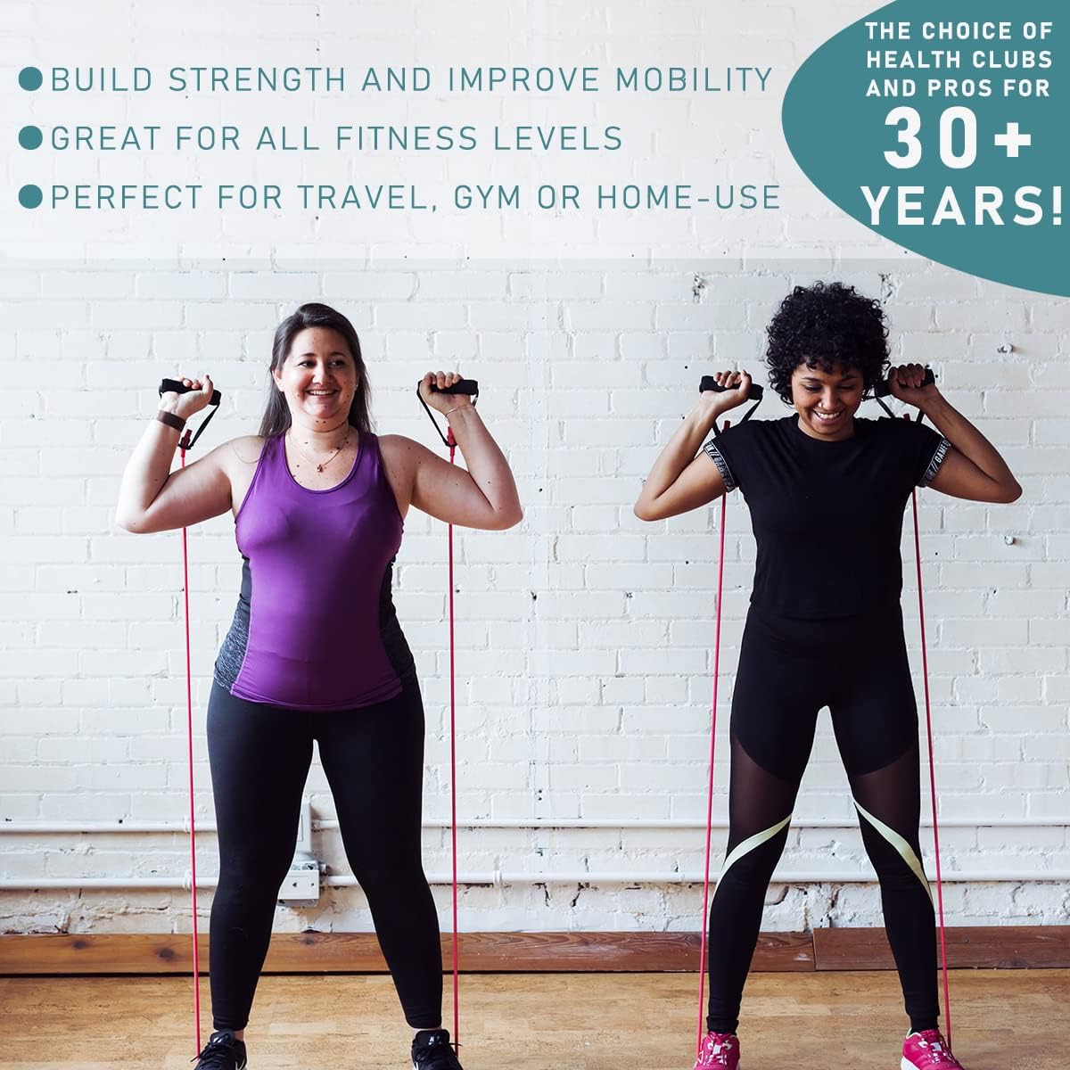 Resistance Bands with Handles for Full Body Workout, Therapy, Home Fitness