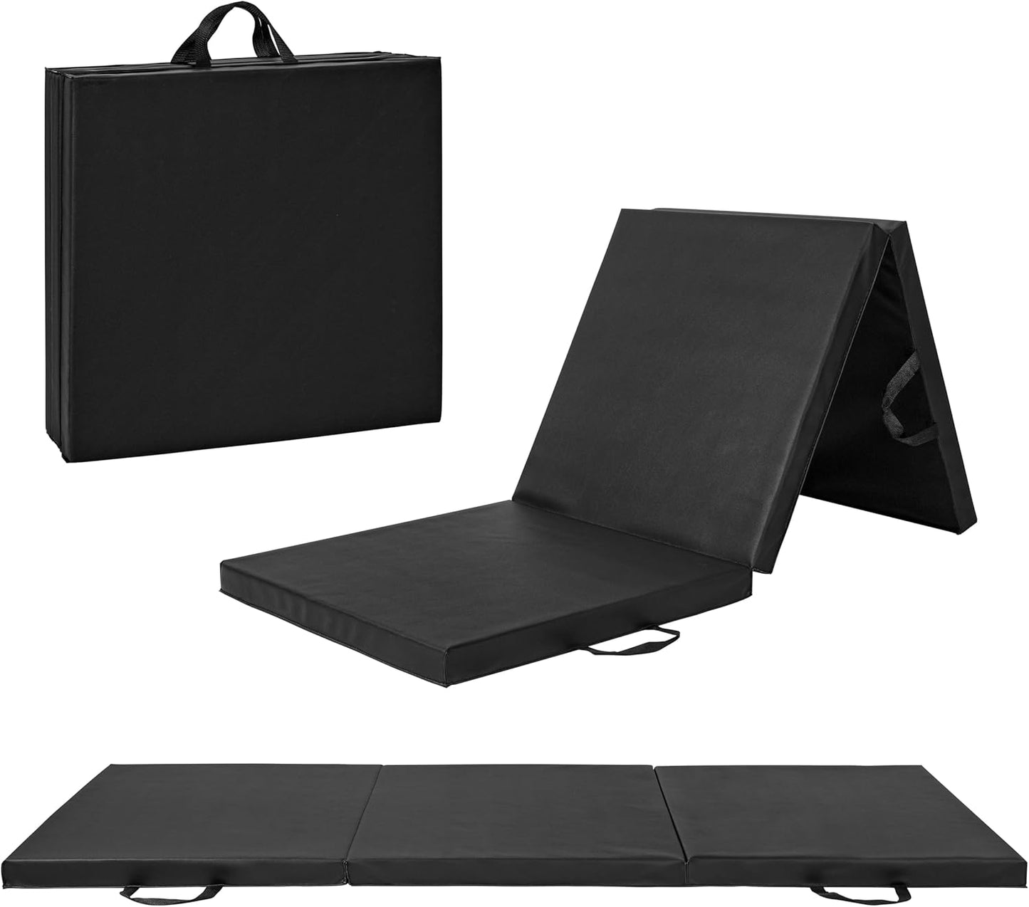 CAP Barbell 2-Inch Folding Anti-Tear Exercise Mat, Multiple Colors