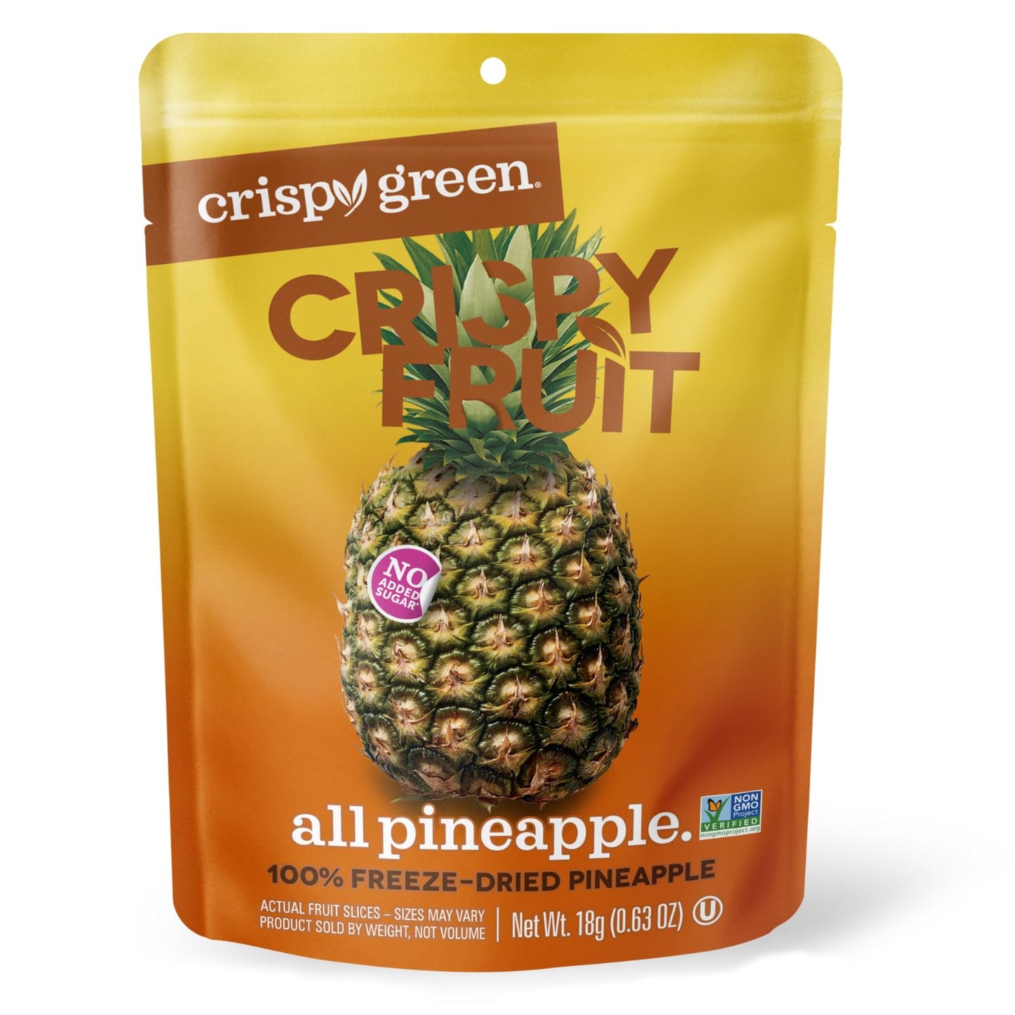 Crispy Green Classic Sampler, 8-count, Freeze-Dried Fruit Variety Pack, Single-Serve Bags
