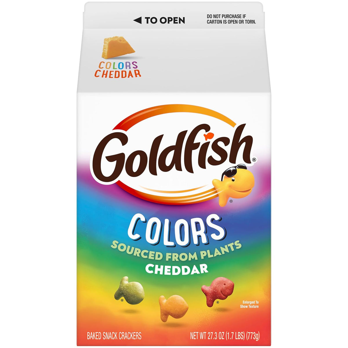 Goldfish Cheddar Cheese Crackers 27.3 Oz Carton