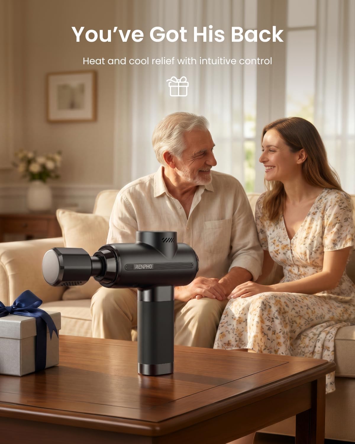 RENPHO Active Thermacool 2 Massage Gun with Heat and Cold Therapy