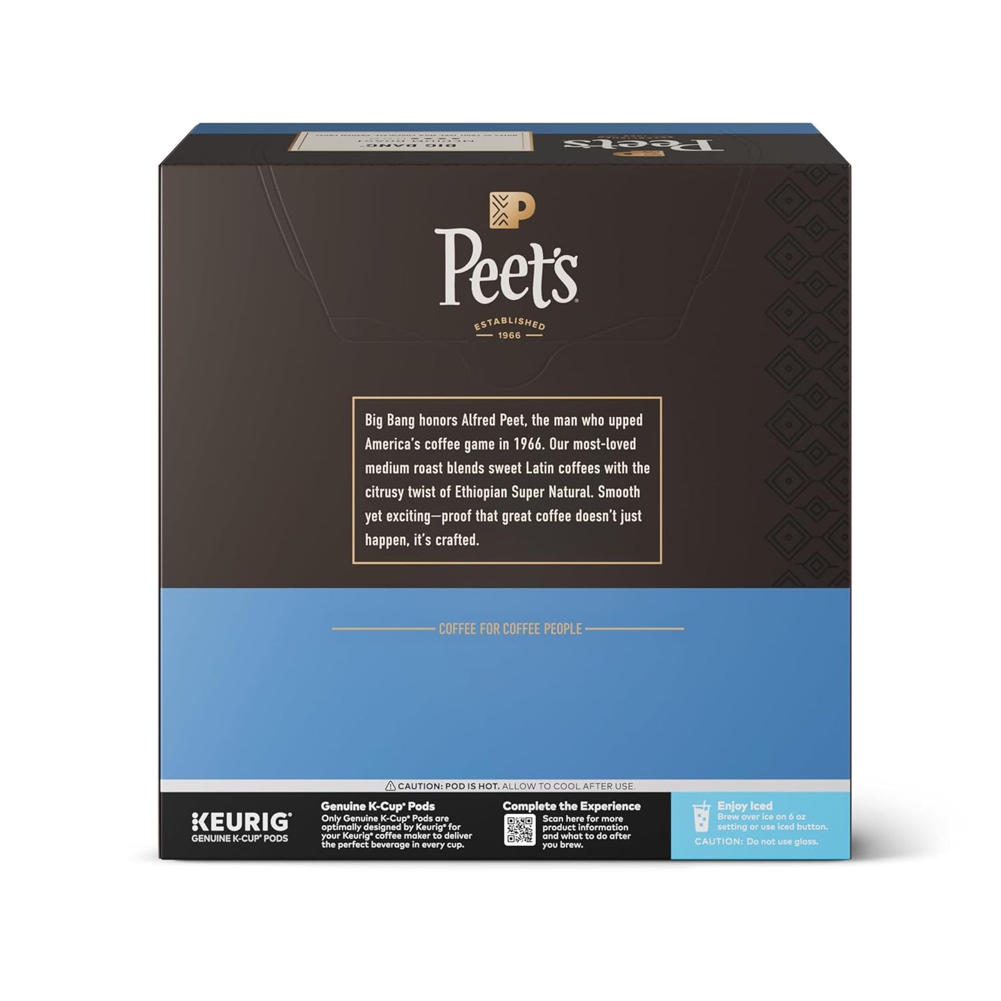 Peet's Coffee Medium Roast Single Serve Coffee Pods 100% Arabica 32 Count