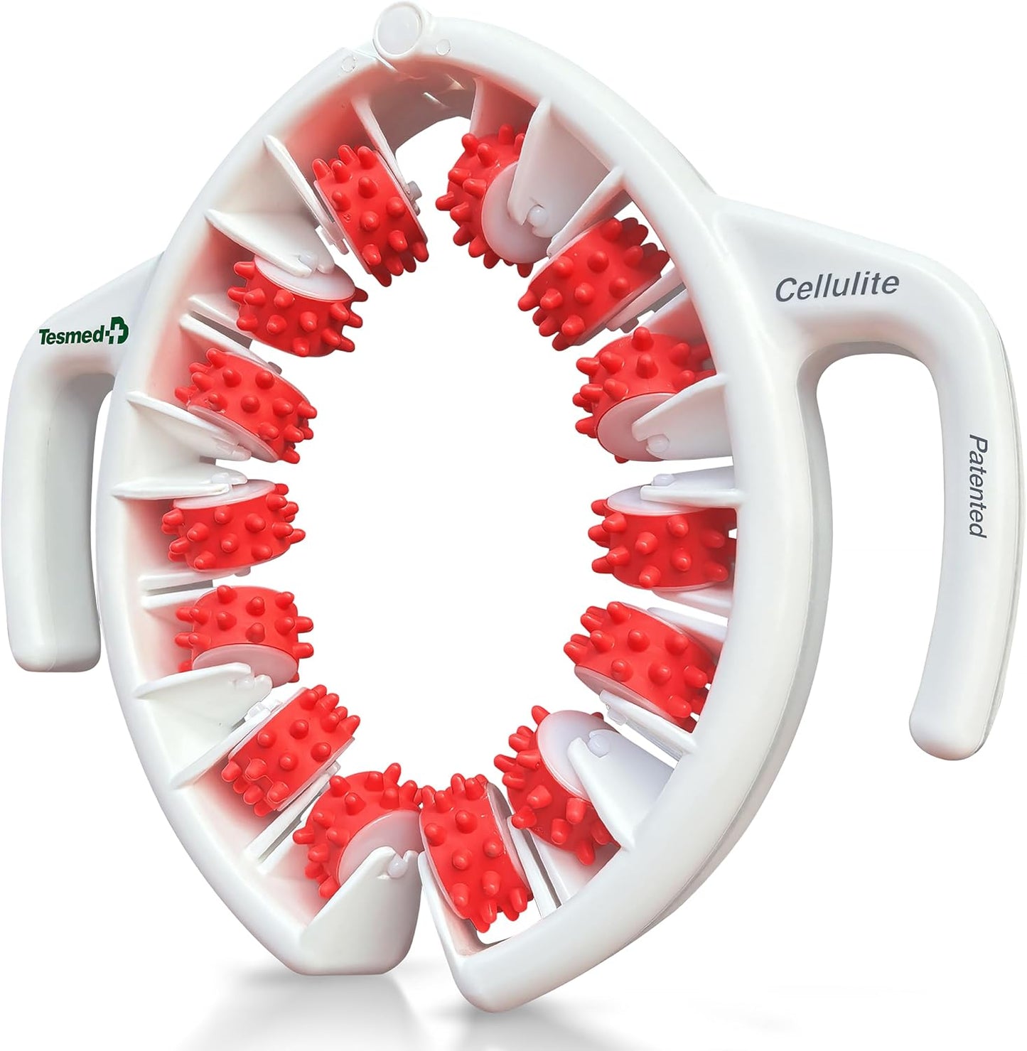 TESMED Manual Cellulite Massager Made in Italy with Converging Roller Technology