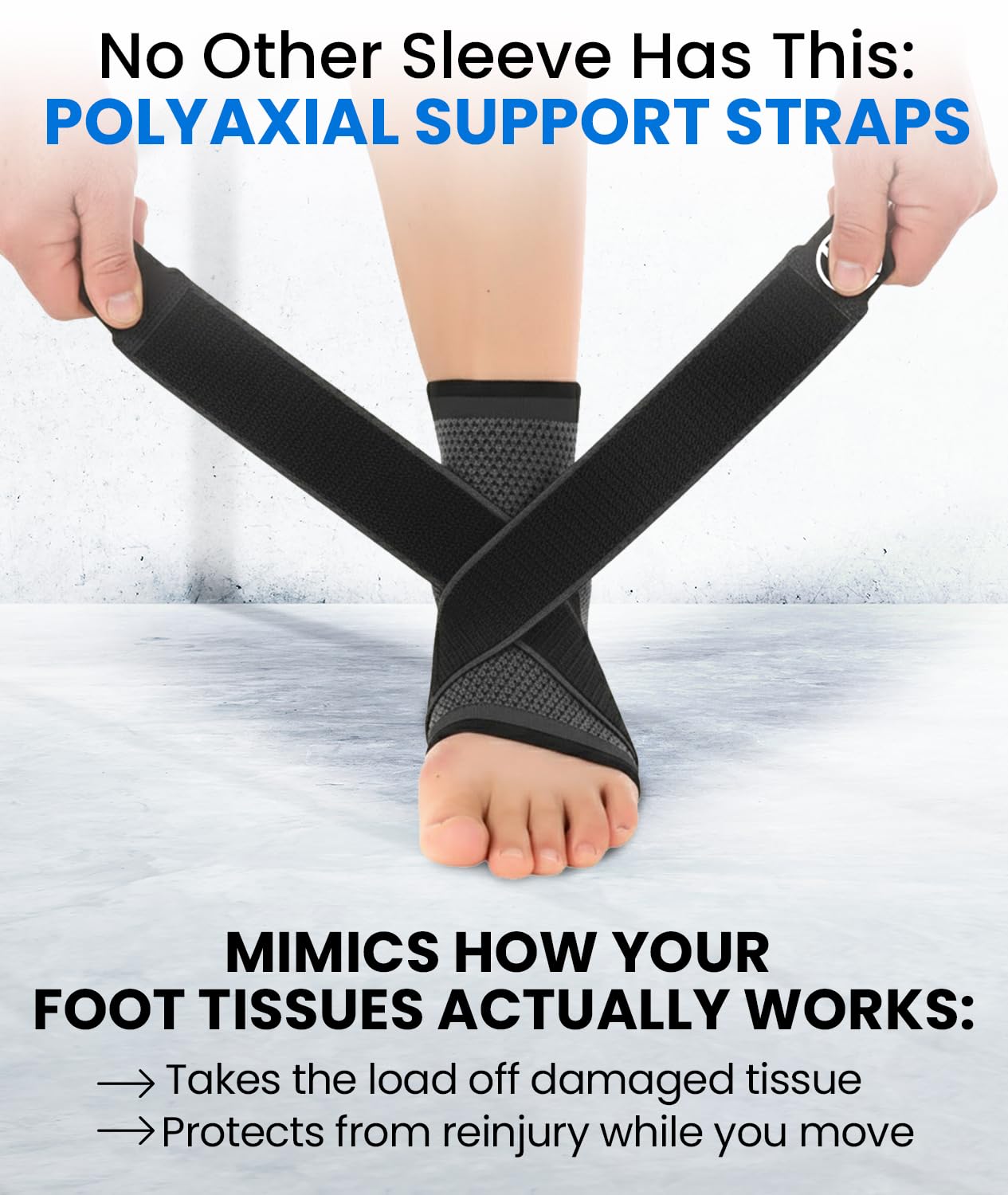 Koprez Plantar Fasciitis Sleeve for Ankle Support and Relief