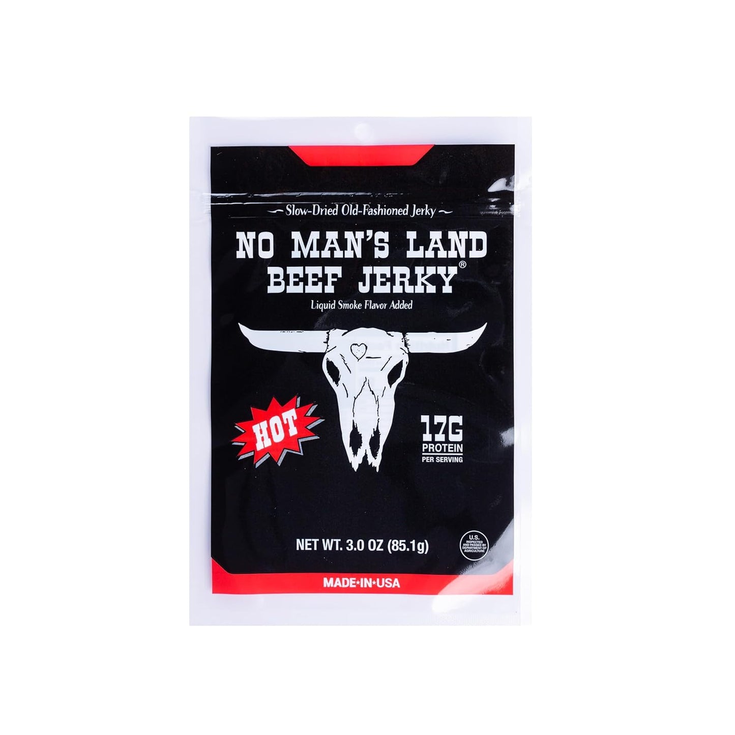 No Man's Land Hand-Cut Steak Beef Jerky Made in Oklahoma