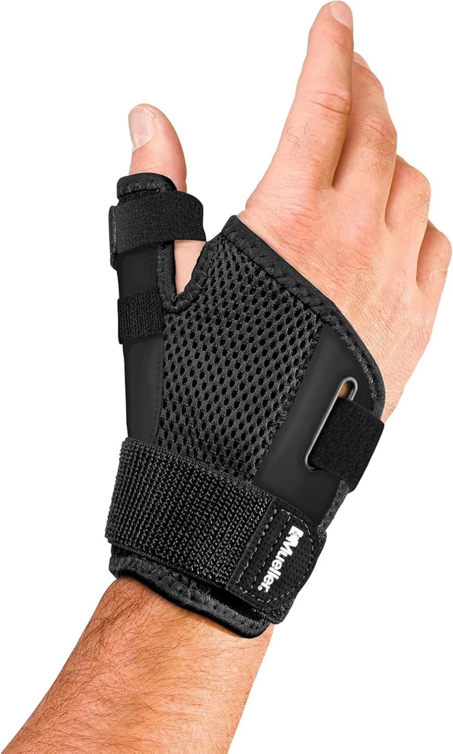 MUELLER Sports Medicine Adjust-to-Fit Thumb Brace for De Quervain's Tenosynovitis and Arthritis Relief