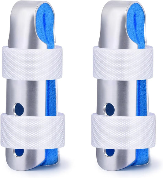 Sopito Finger Splint, 2pcs Finger Support Brace for Arthritis Middle Size