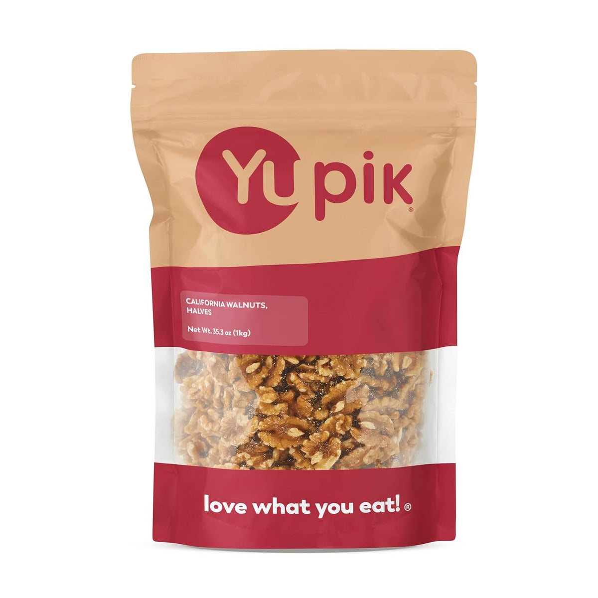 Yupik Raw California Walnuts Halves & Pieces, 2.2 lb, Unsalted, Unroasted, Gluten-Free, Vegan, Kosher
