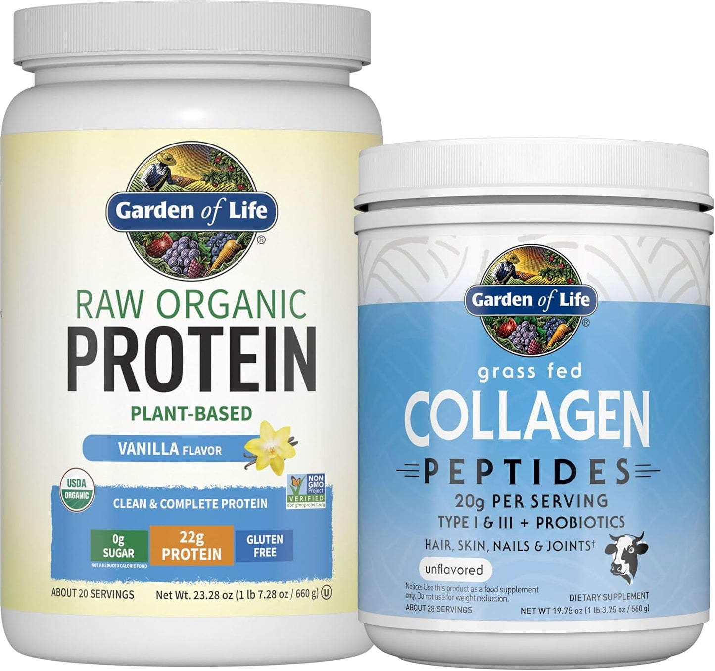 Garden of Life Protein Powder, Vegan Protein Powder, BCAA, Probiotics & Digestive Enzymes, Gluten & Lactose Free, Chocolate, 1.5 LB