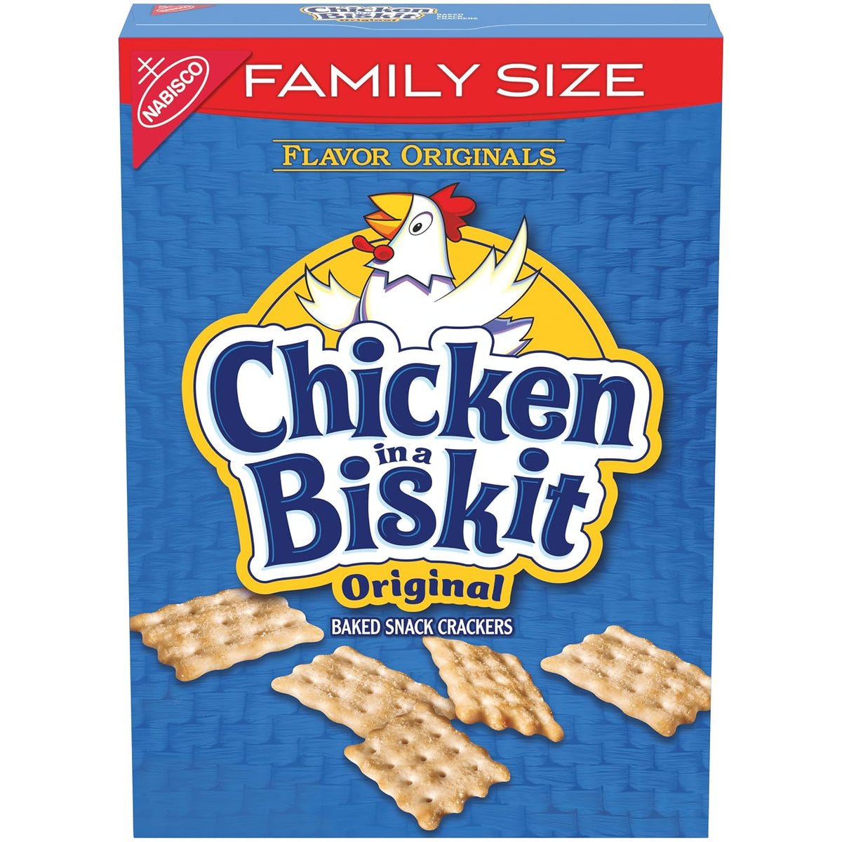 Original Baked Snack Crackers, Family Size, 12 oz