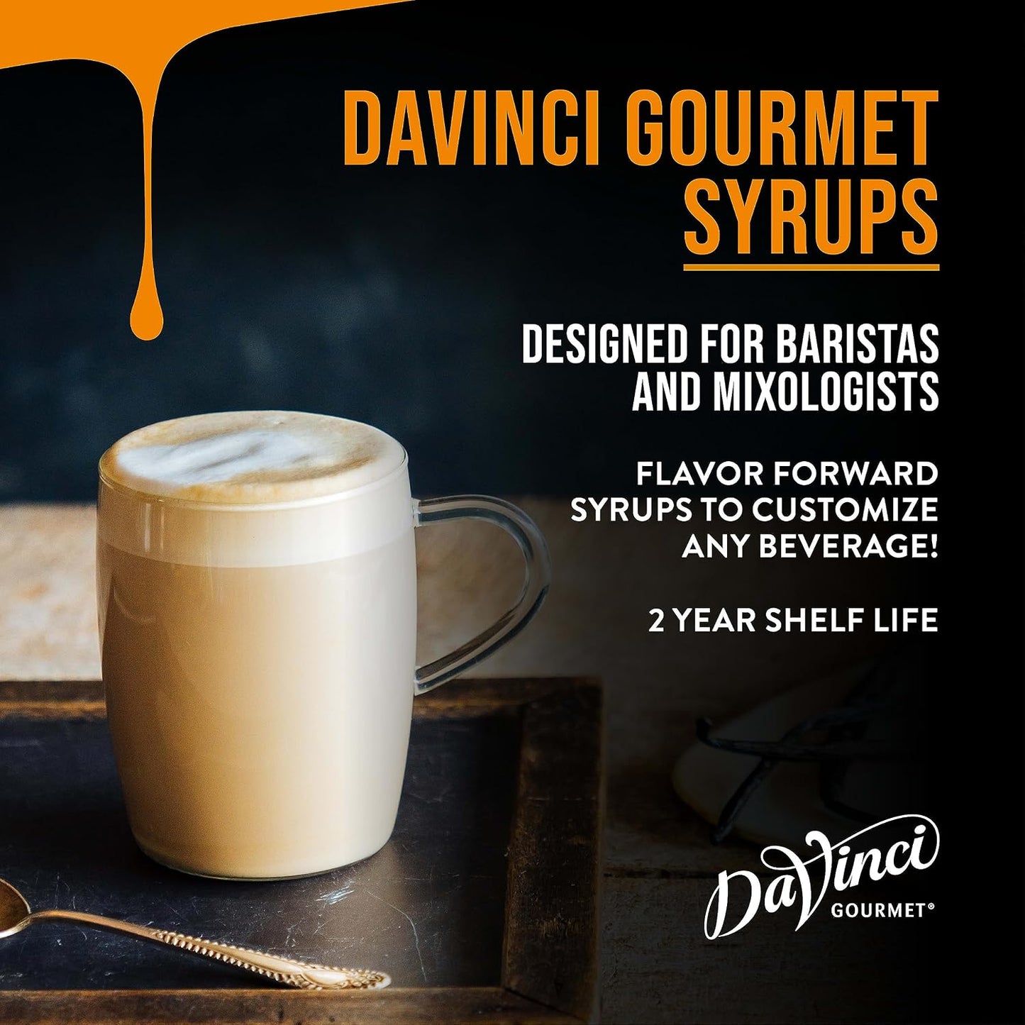 DaVinci Gourmet Classic Chocolate Syrup, 25.4 Fluid Ounces (Pack of 1)