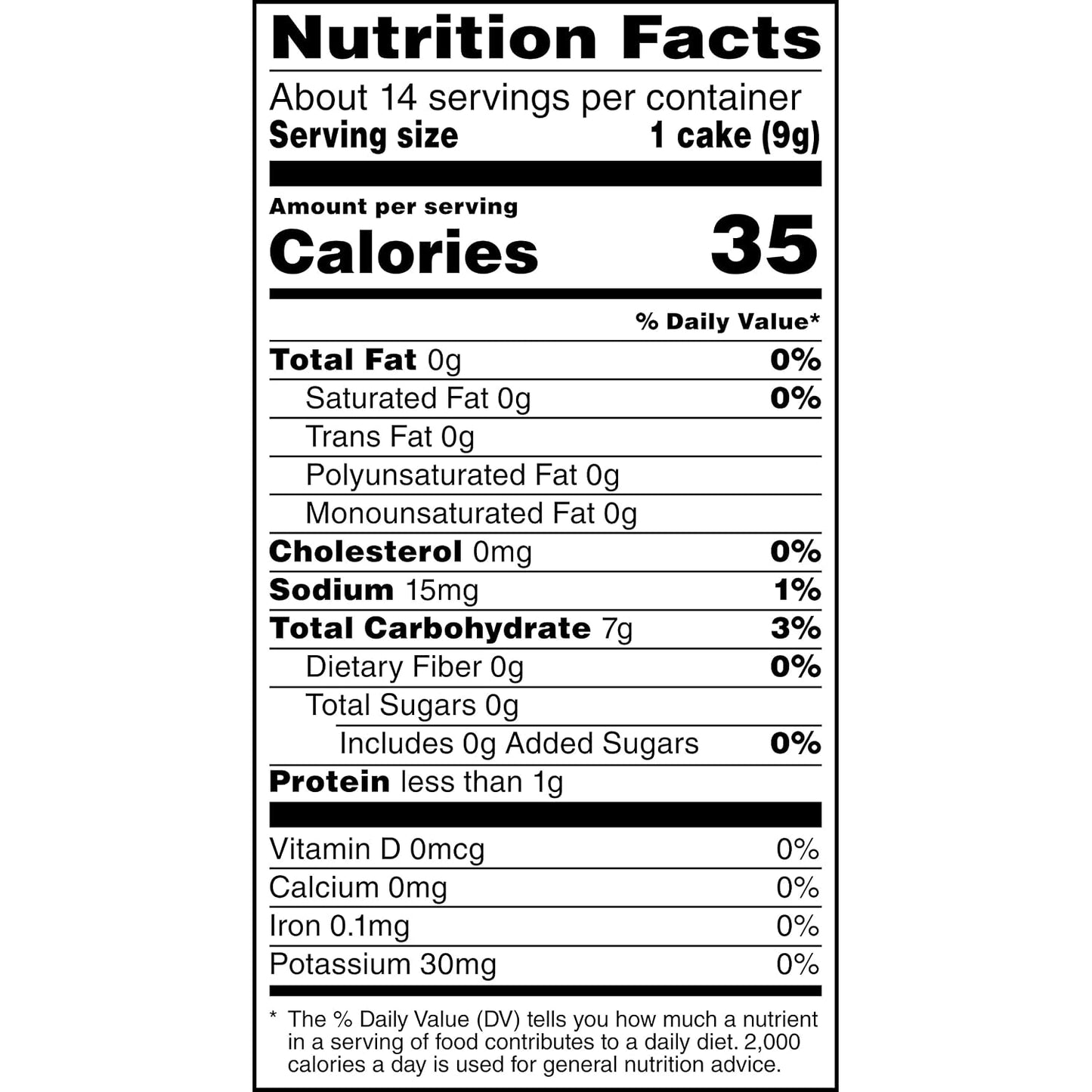 Quaker Large Rice Cakes, Lightly Salted, Gluten Free, 100% Whole Grains, 4.47 Oz, Pack of 6