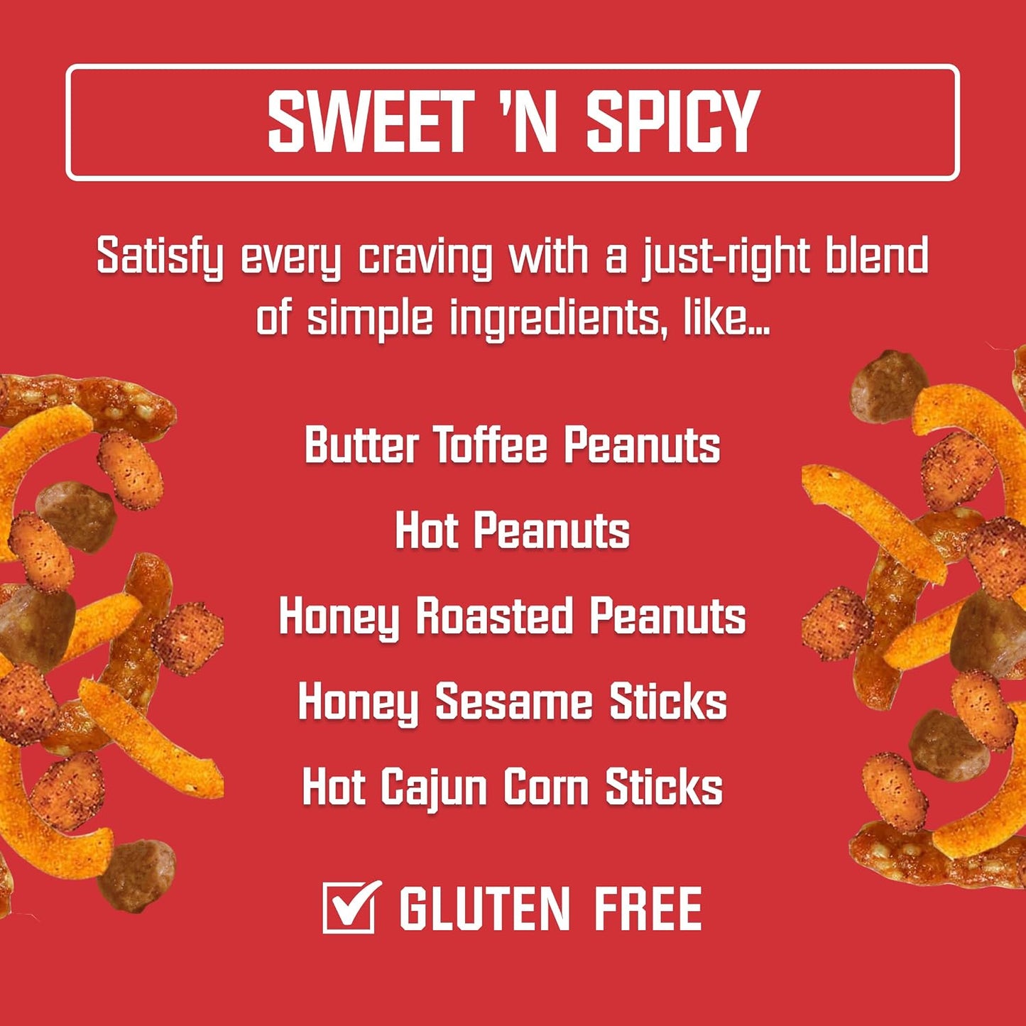 Kar's Nuts Sweet 'N Spicy Trail Mix, 28 oz Resealable Pouch, Gluten-Free Snack Mix