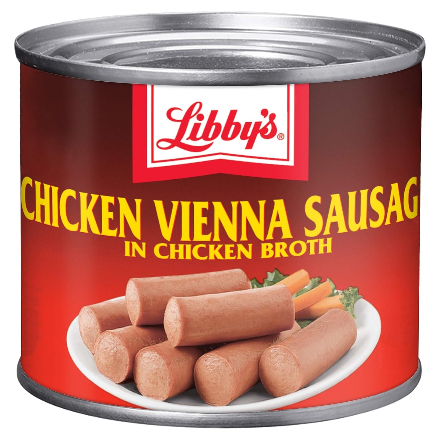 Libby's Ready to Eat Chicken Vienna Sausage in Chicken Broth, 10g Protein, 4.6 oz. Can