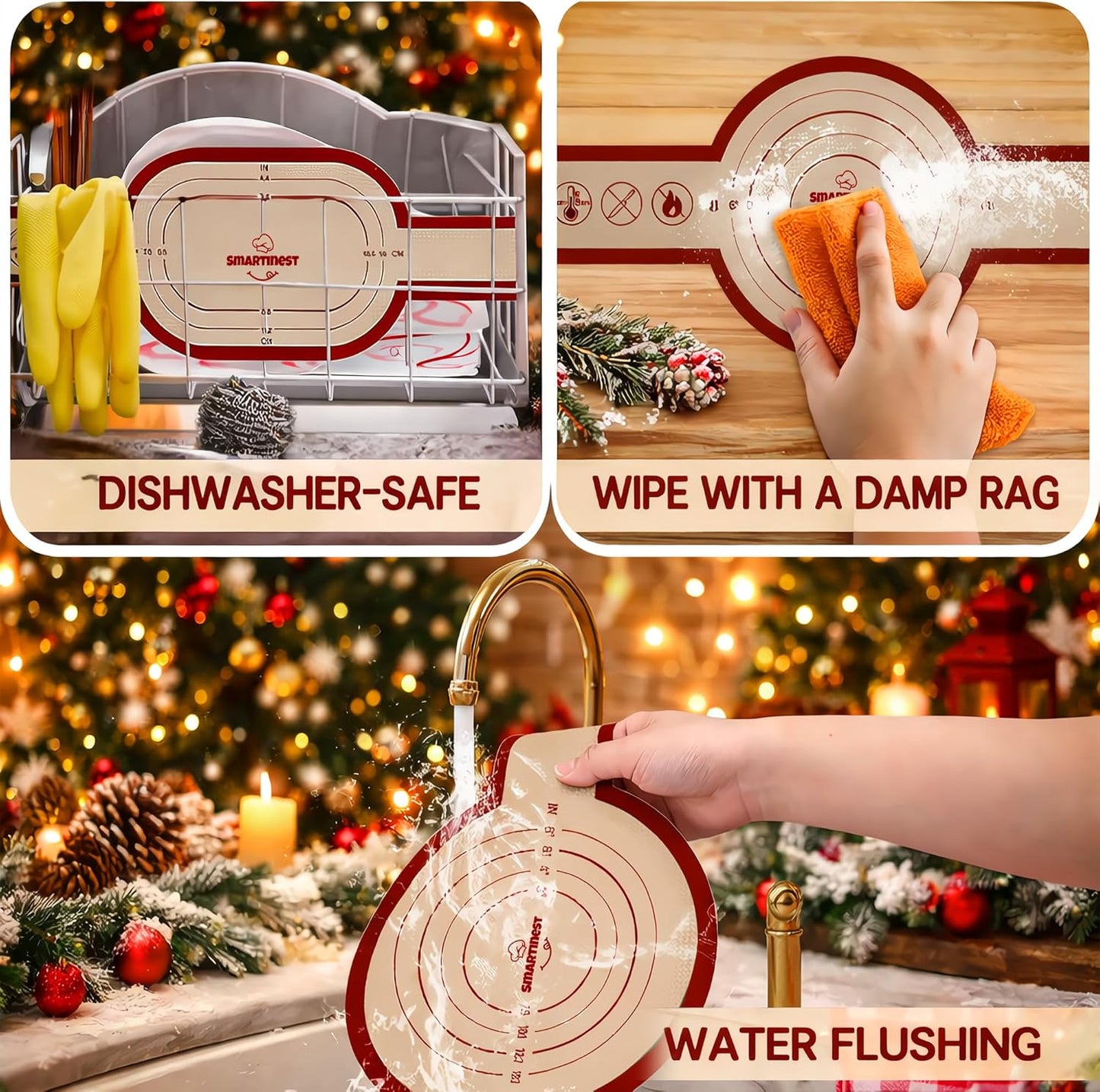 Sourdough Silicone Bread Sling for Dutch Oven, 2PCS Non-Stick Reusable Baking Mat with Long Handles, Essentials Bread Making Supplies for Dough Transfer and Loaf Pan Lifter Liner, Set Of Oval & Round