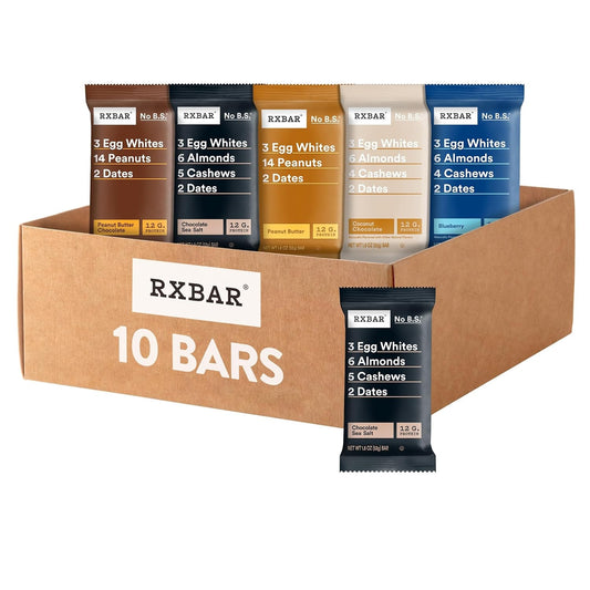 RXBAR Protein Bars Variety Pack 10 Count