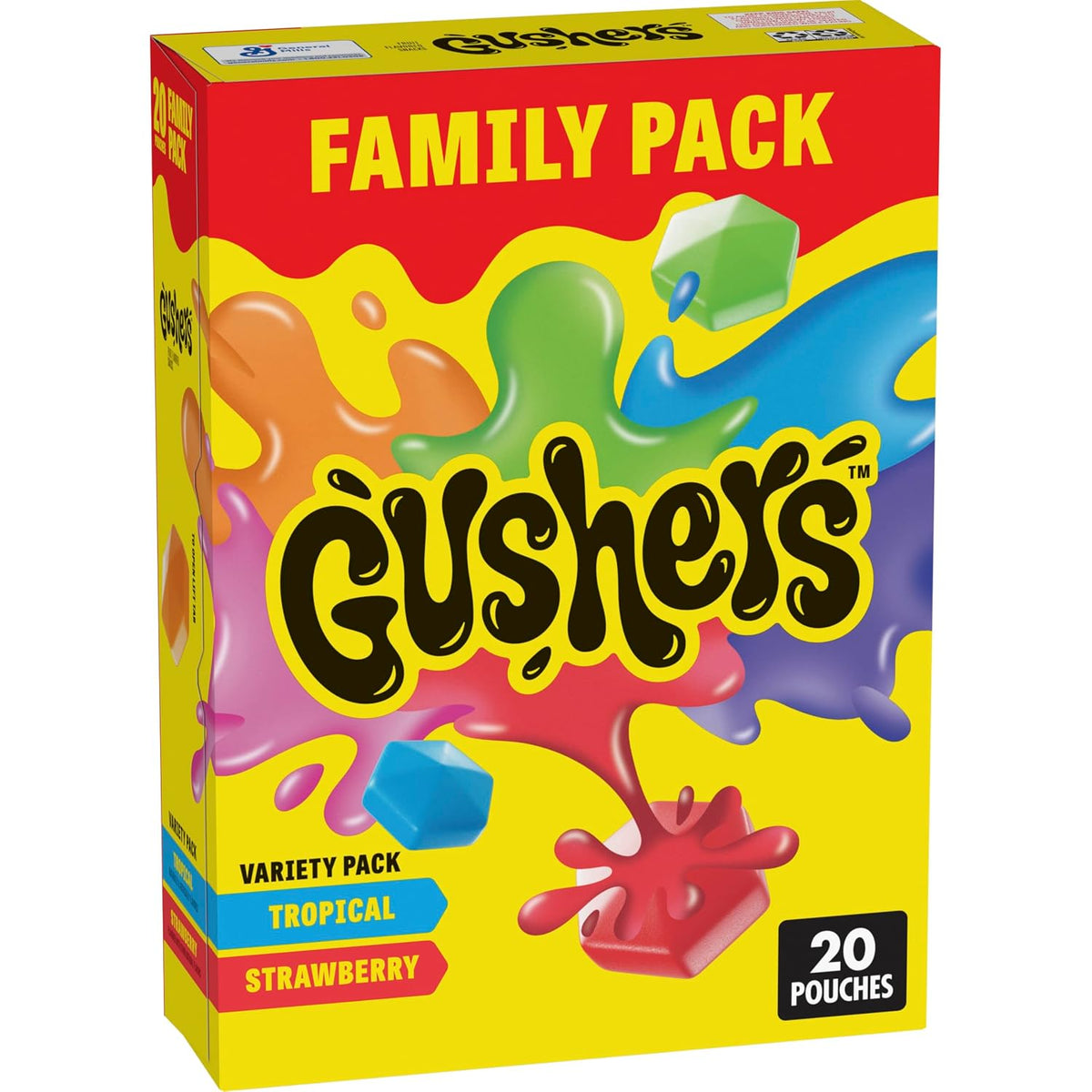 Gushers Fruit Flavored Snacks Variety Pack, 20 Ct, 16 oz