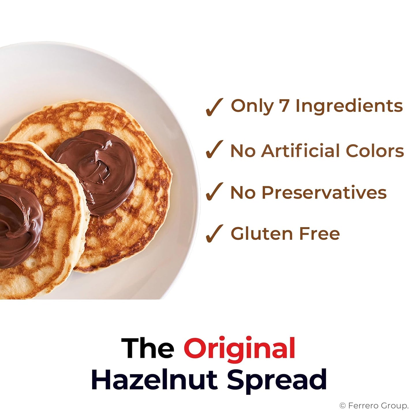 Nutella Creamy Chocolate Hazelnut Spread, 13oz Jar for Breakfast & Desserts