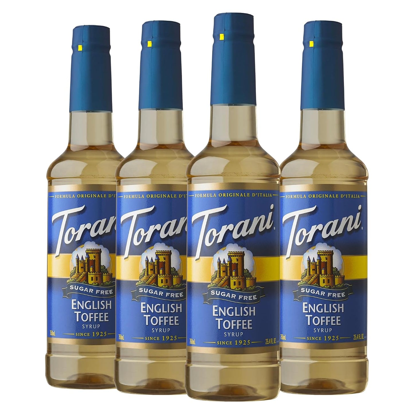 Torani Sugar Free Chocolate Flavored Drink Syrup, 25.4 fl oz (Pack of 4)