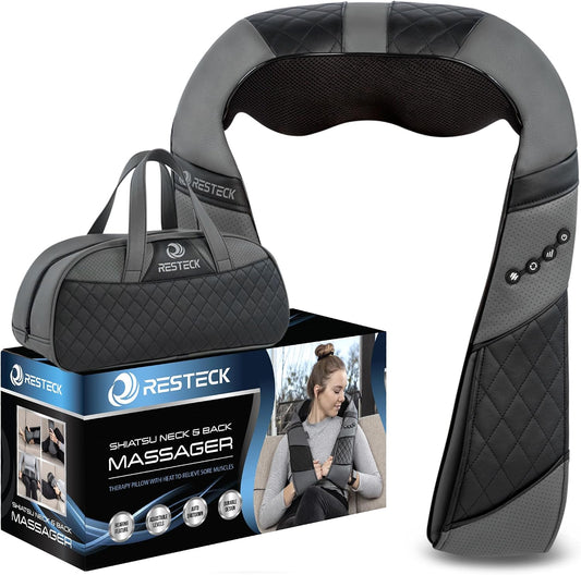 RESTECK Shiatsu Massager for Neck and Back with Heat