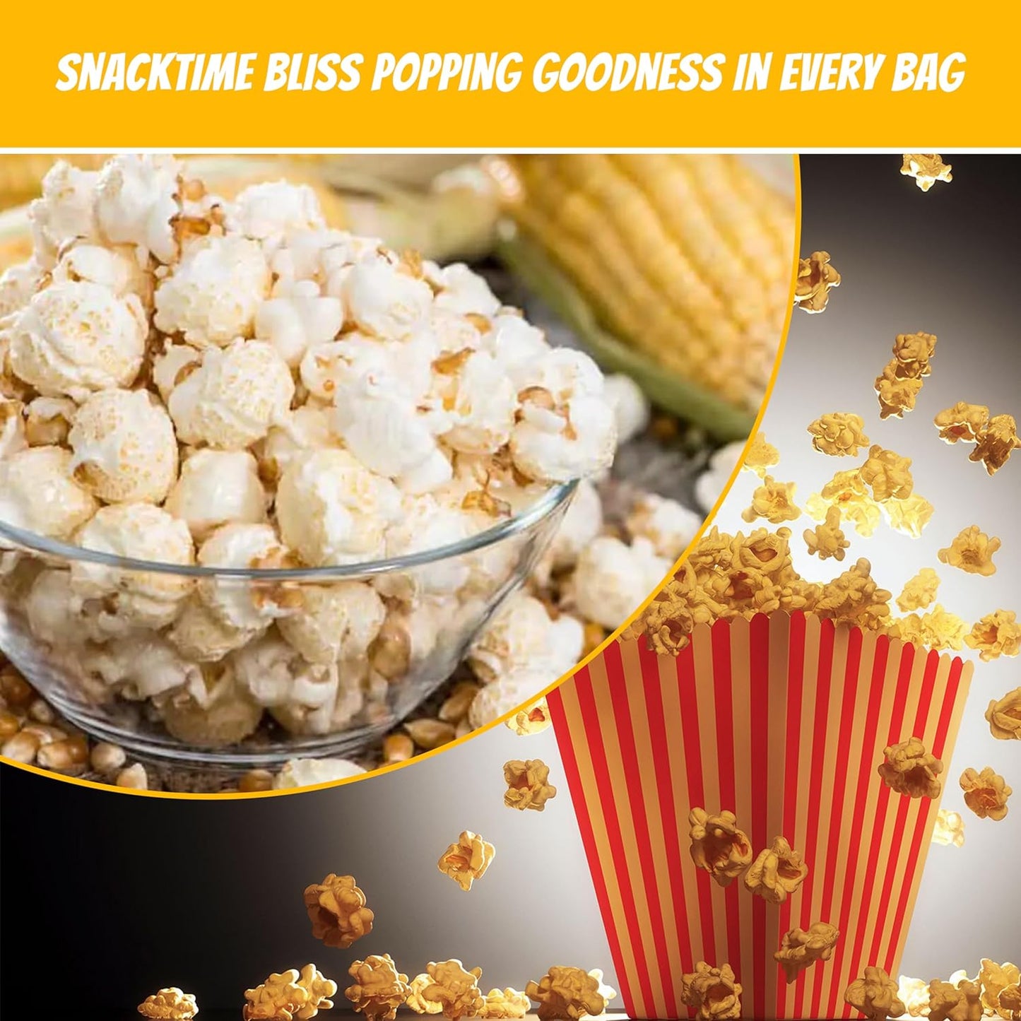 Perfectware Popcorn Portion Packs 8 Oz 4 Count