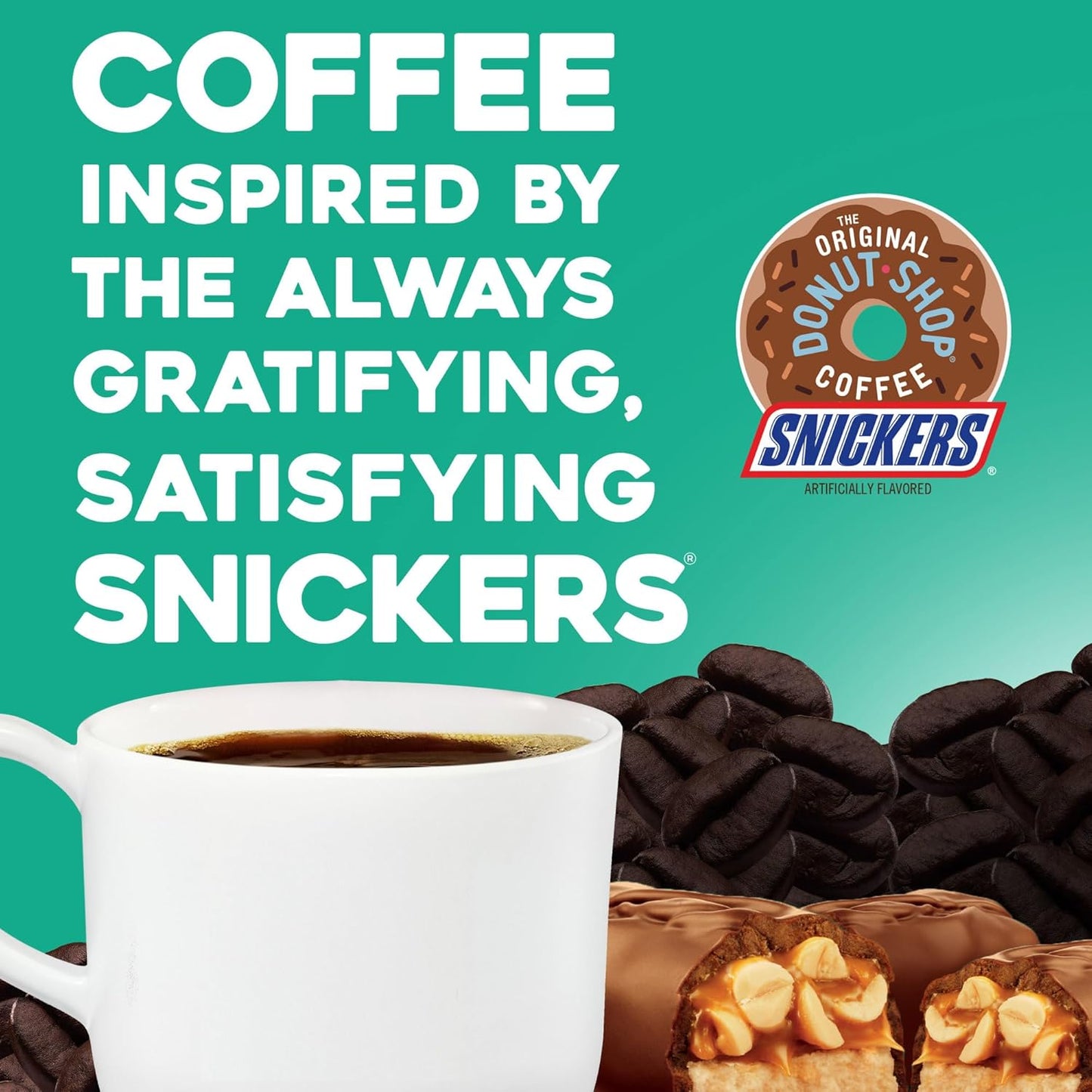 Snickers Coffee Keurig Single Serve K-Cup Pods 60 Count