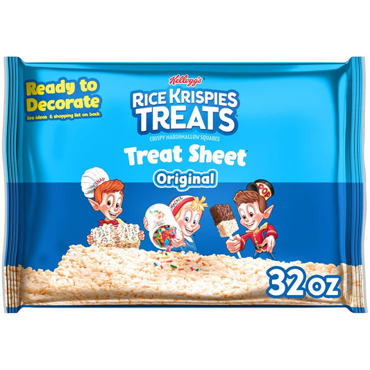 Rice Krispies Crispy Marshmallow Sheet, 32oz Box, Original Flavor